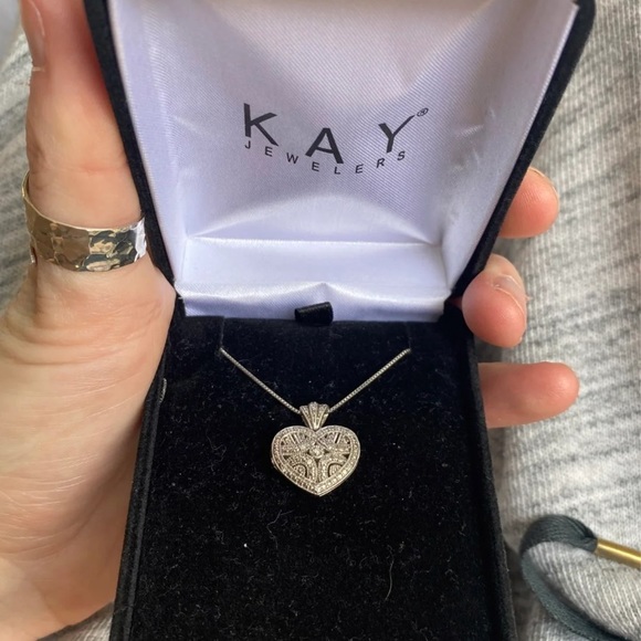 kay jewelers heart locket - Picture 1 of 7